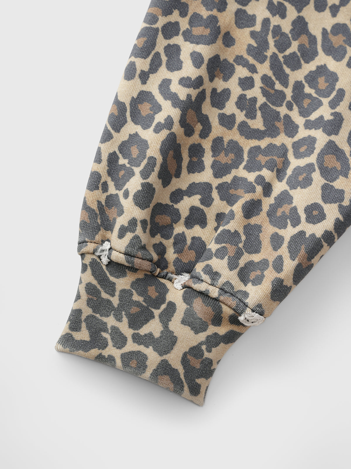 Wild Card Hoodie Zipper Jacket – Beige Black