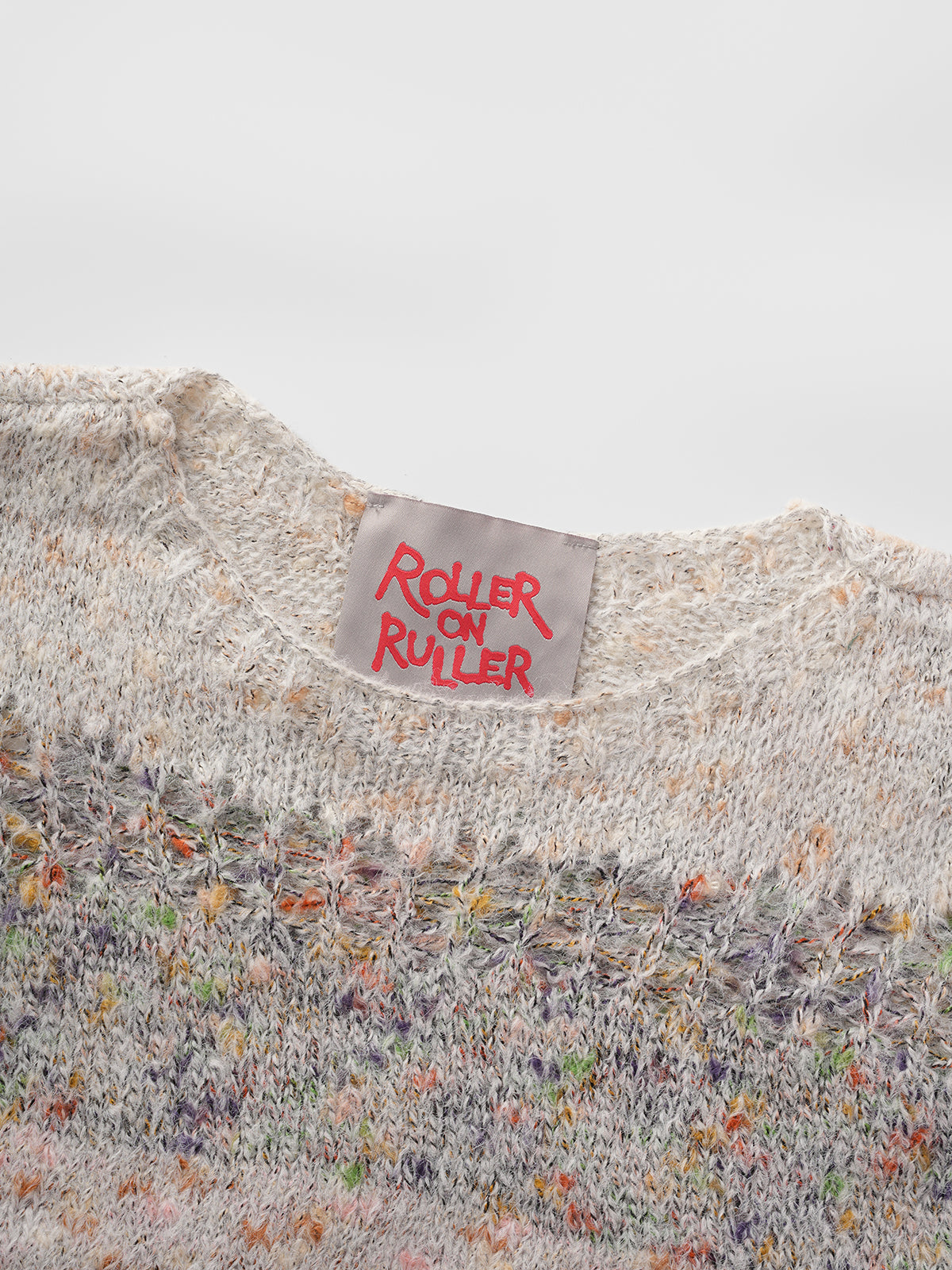 Quiet Bloom Knit Top – Ivory Mix