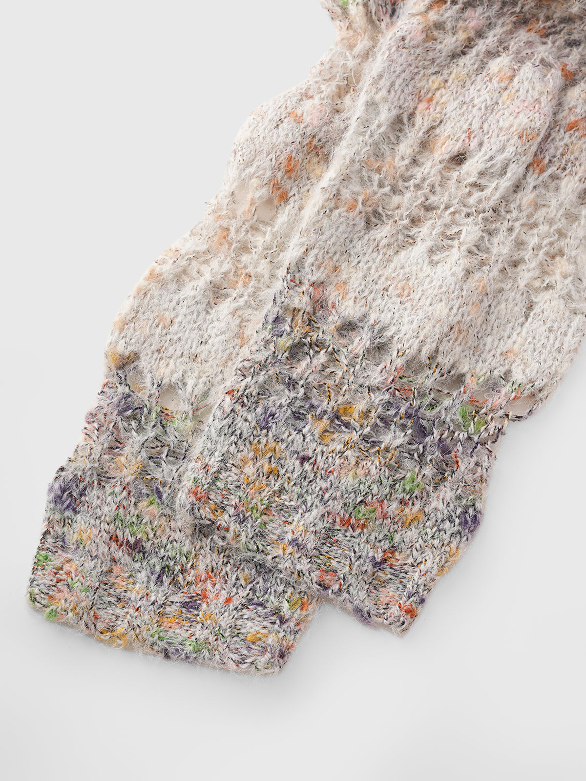 Quiet Bloom Knit Top – Ivory Mix