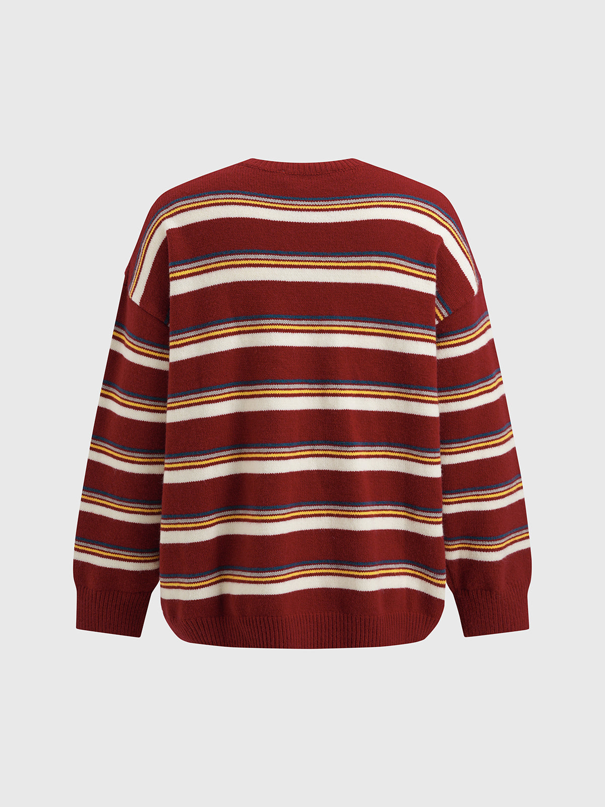Cafeteria Lines Sweater – Brick Ivory