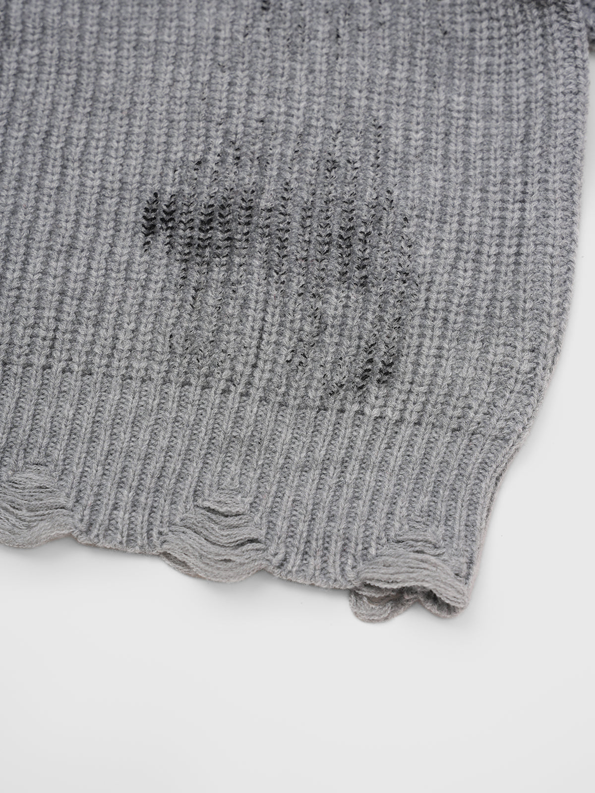 Monochrome Roam Sweater – Grey Black