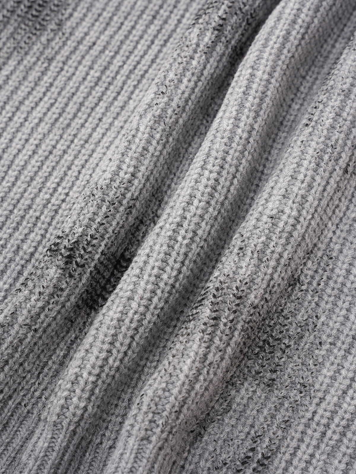 Monochrome Roam Sweater – Grey Black