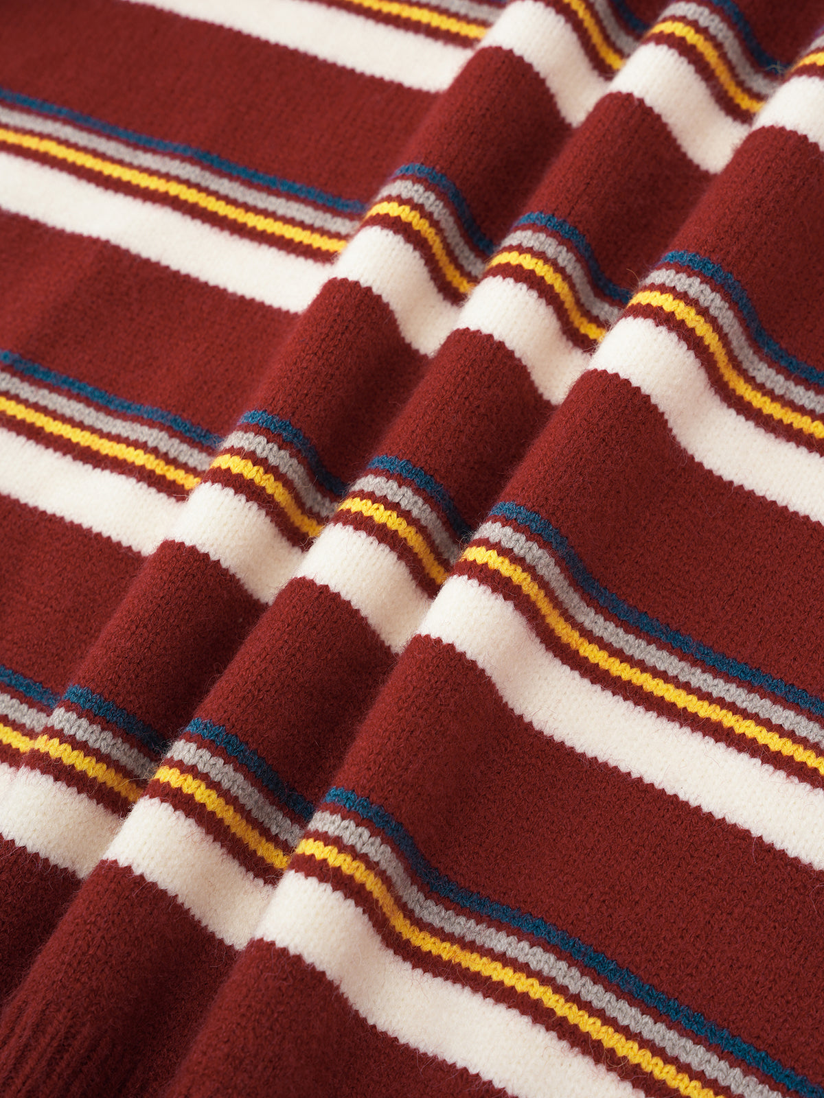 Cafeteria Lines Sweater – Brick Ivory