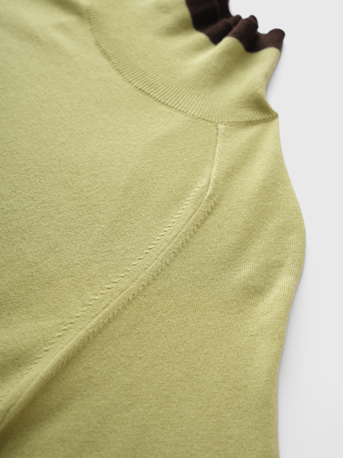 Quiet Bloom Knit Top – Pistachio Green