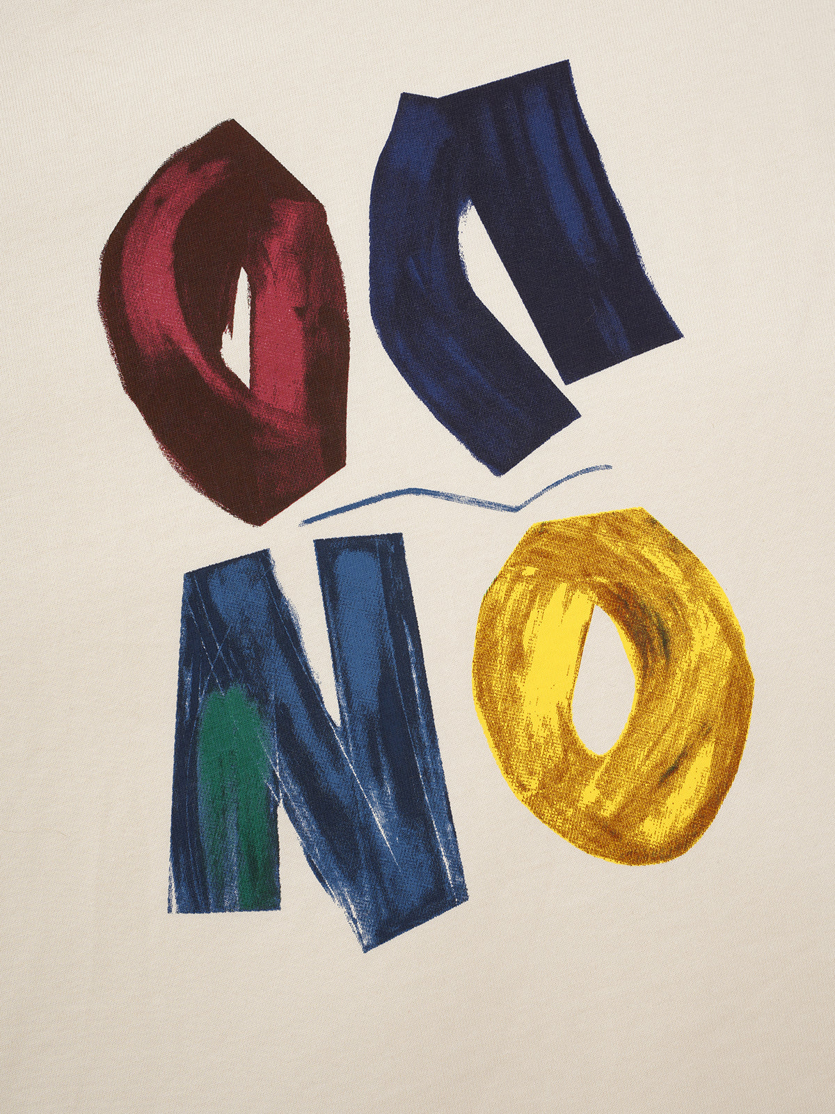 Alphabet Radio Sweatshirt – Cream Multi