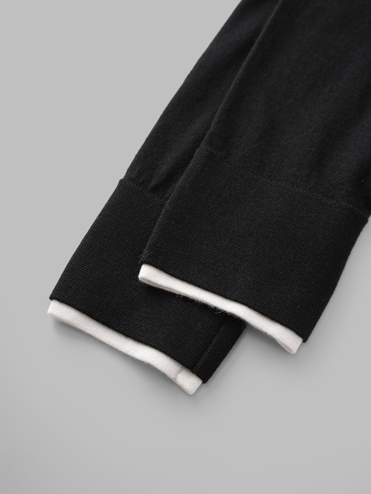 Quiet Bloom Knit Top – Ink Black