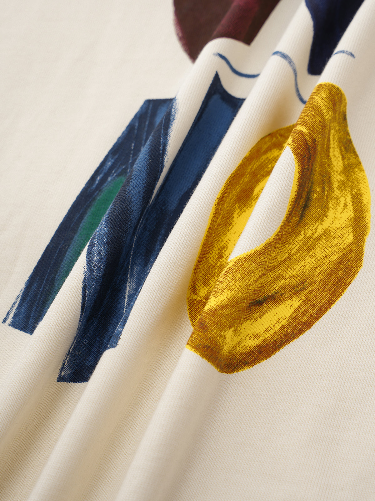 Alphabet Radio Sweatshirt – Cream Multi