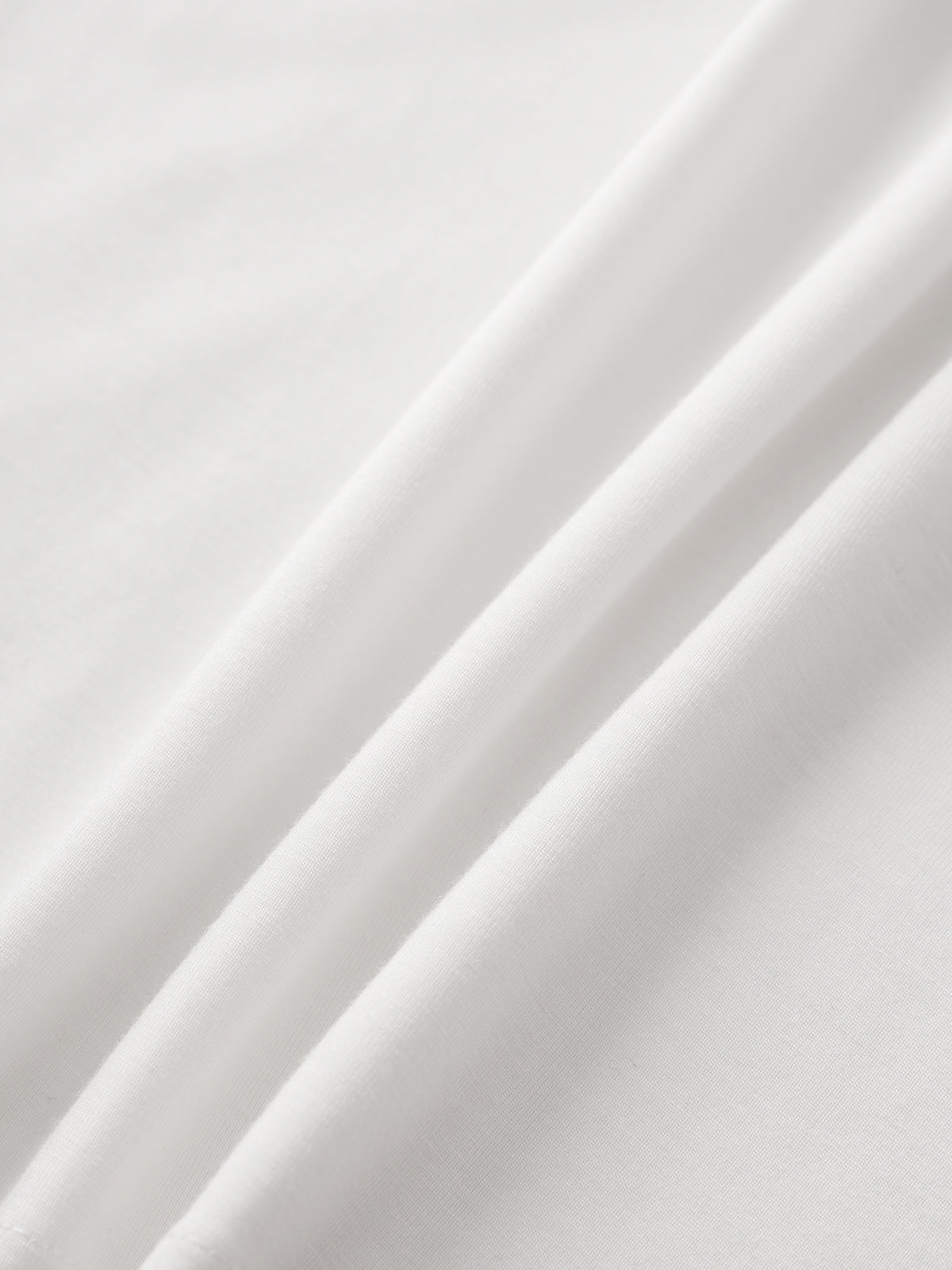 Whisper Fold Knit Top – All White