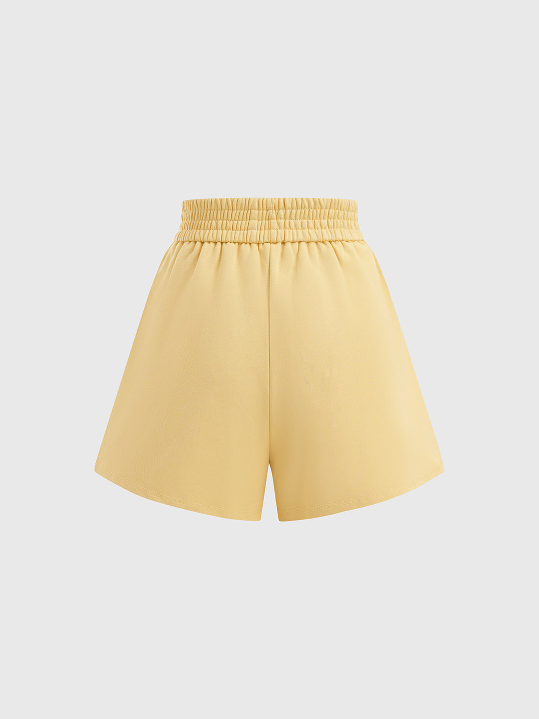 Snap Stretch Shorts – Butter Cream