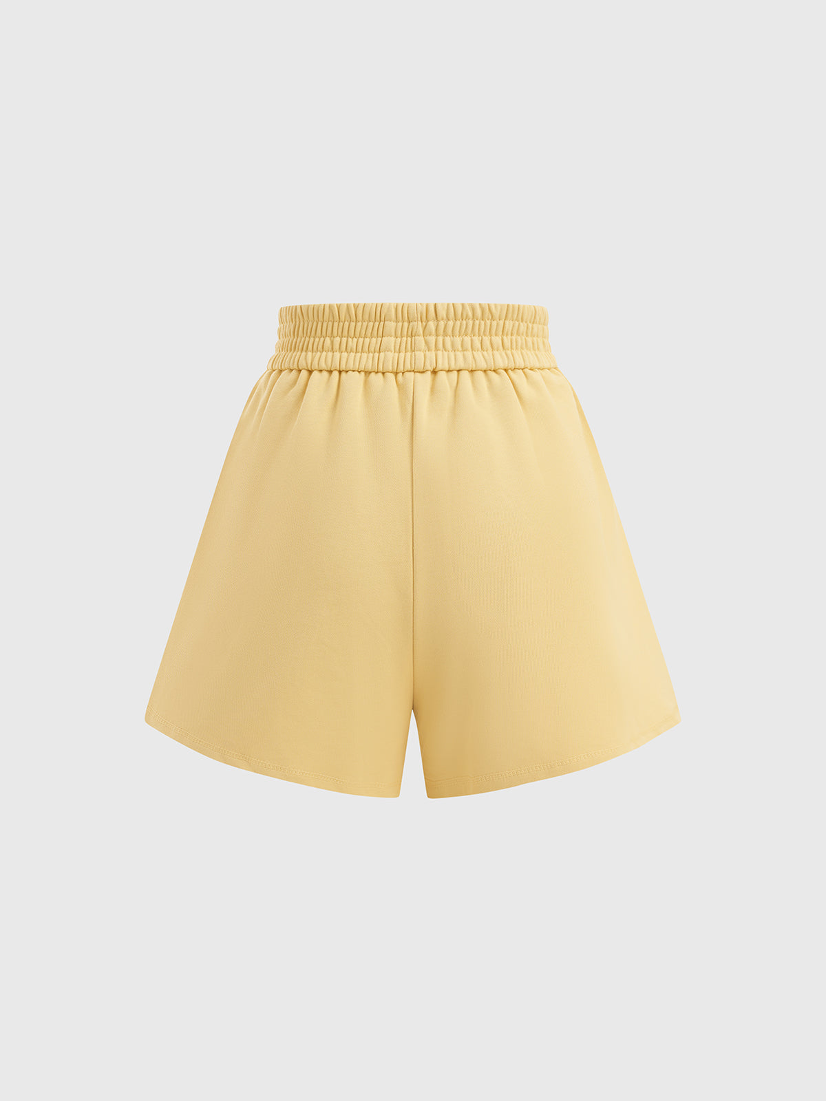Snap Stretch Shorts – Butter Cream