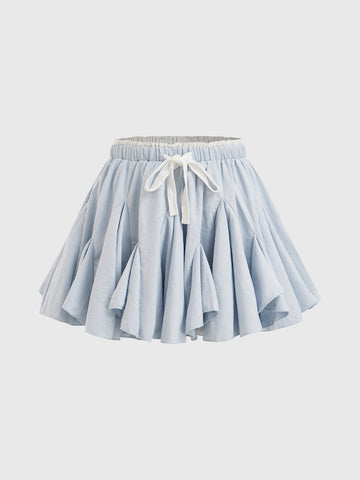 Cotton Cloud Skirt – Ice Blue