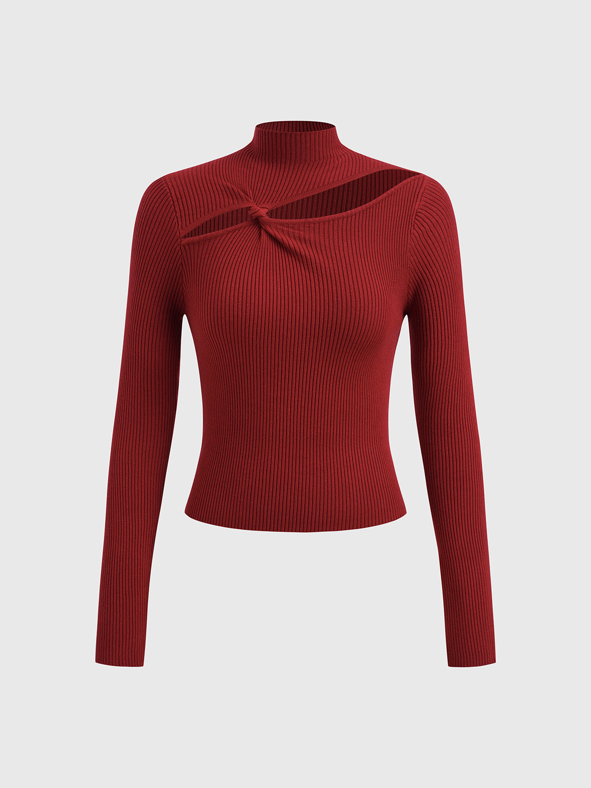 Muse Edit Top – Wine Red