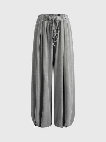 Desk Day Lantern Pants - Smoke Grey