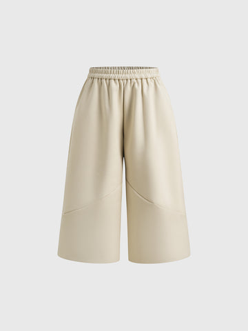 Sand Walker Wide Pants - Cream Beige
