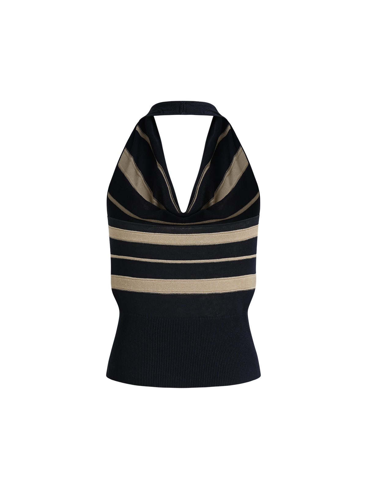 Metro Doll Halter Knit Top - Ink Navy
