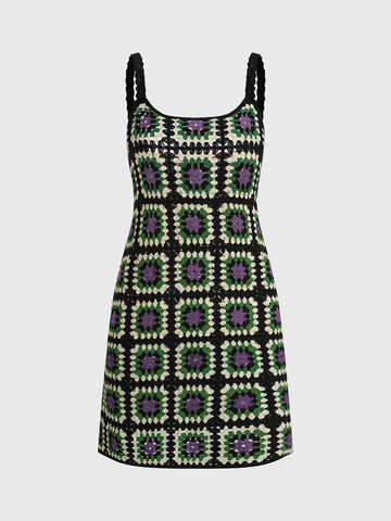 After Hours Knit Mini Dress - Matcha Green