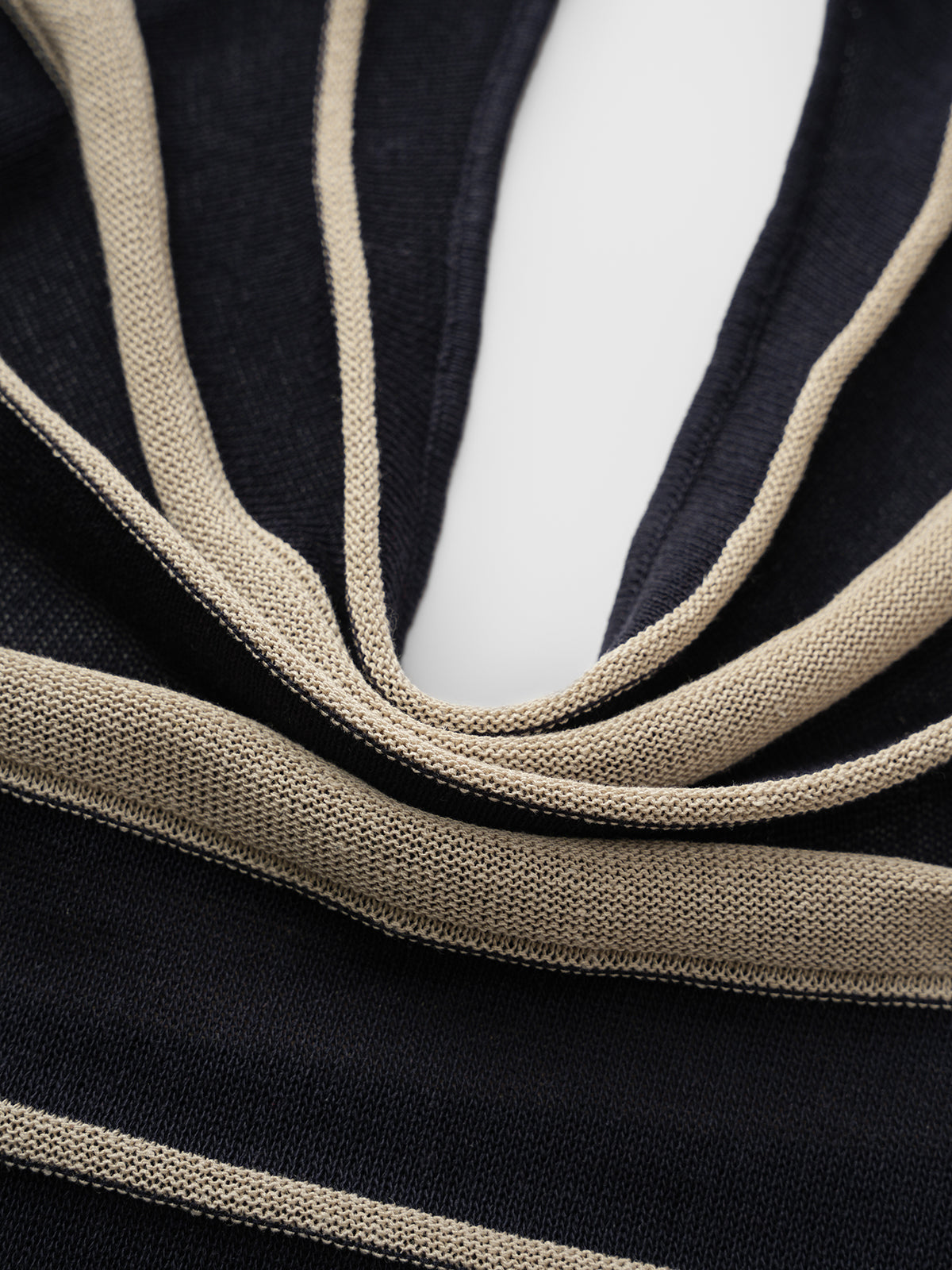 Metro Doll Halter Knit Top - Ink Navy
