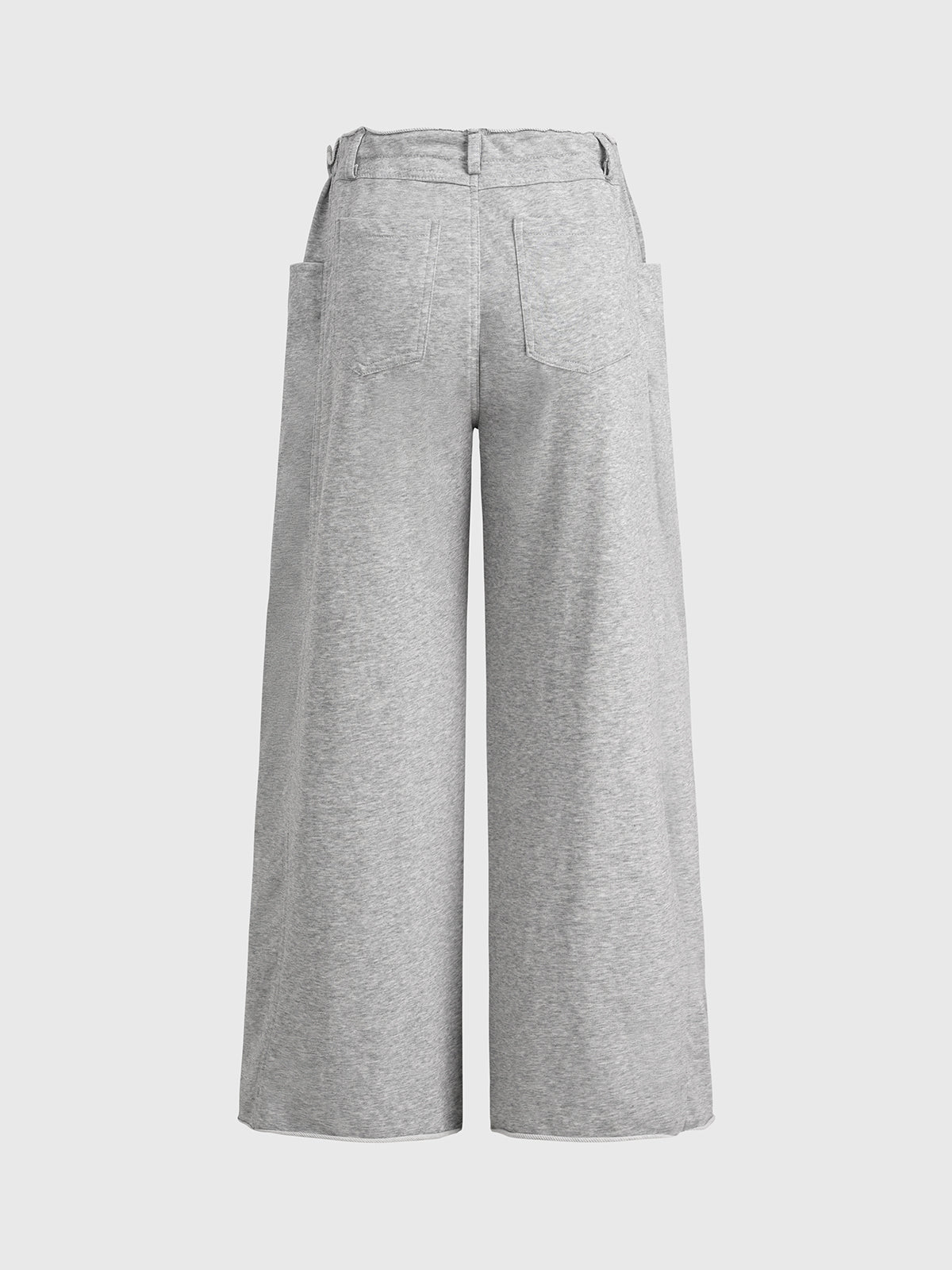 Easy Rally Straight Pants – Light Grey