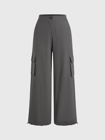 No Extra Questions Cargo Pants – Charcoal Grey