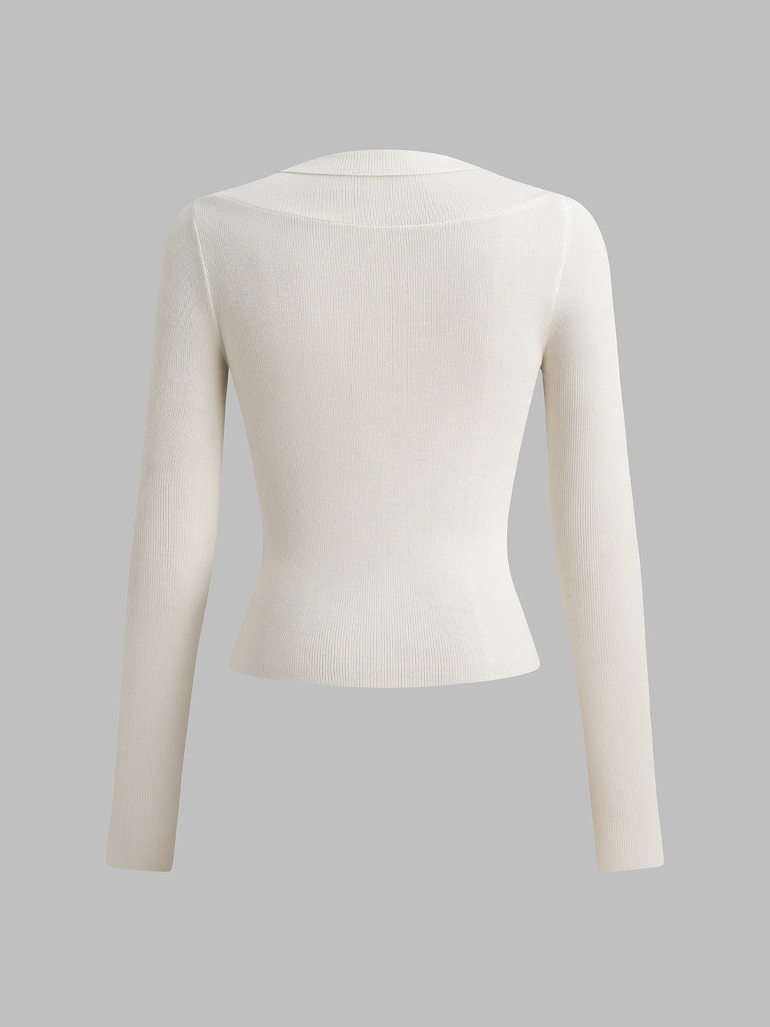 Soft Interruption Stripe Sleeve Top – Ivory Navy