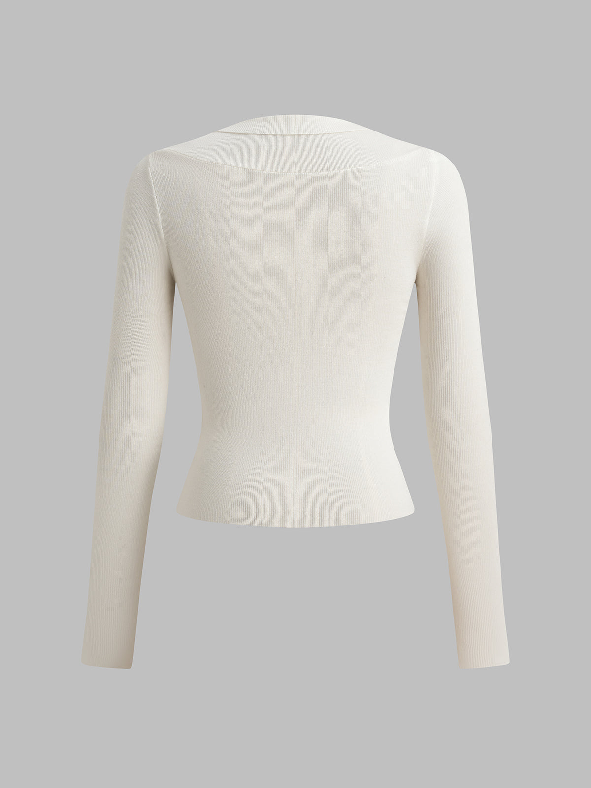 Soft Interruption Stripe Sleeve Top – Ivory Navy