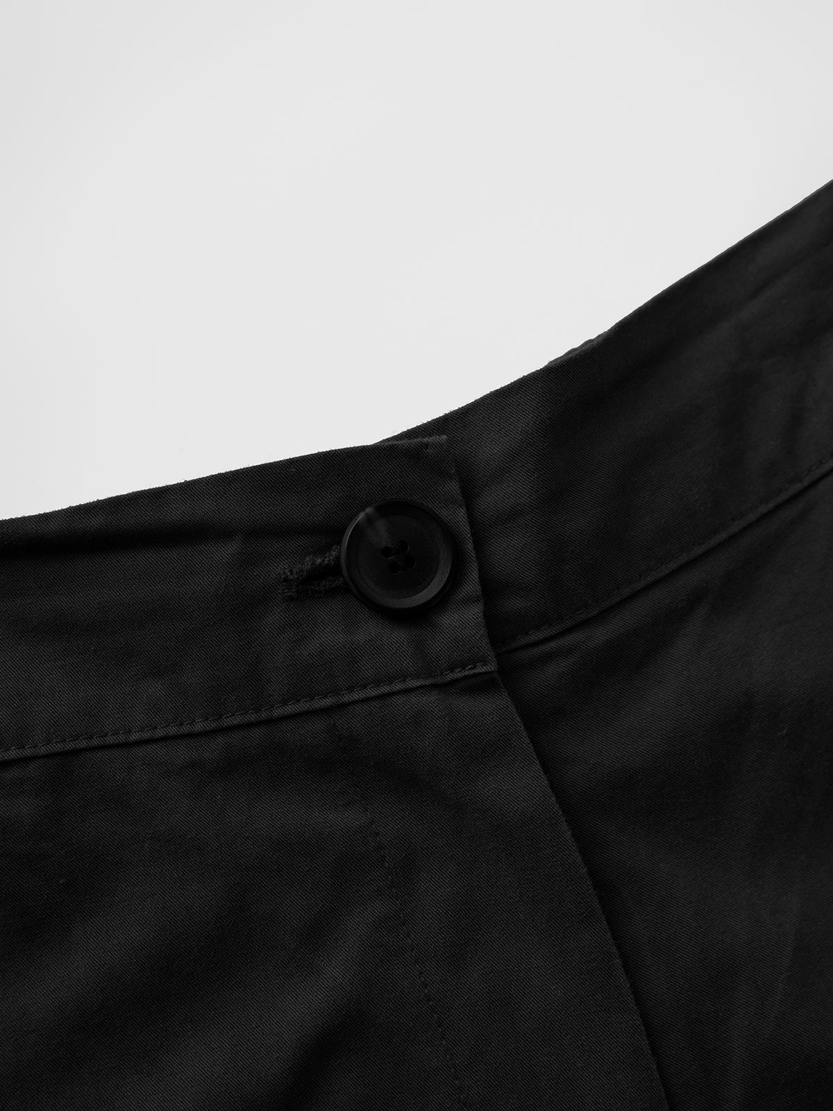 No Extra Questions Cargo Pants – All Black