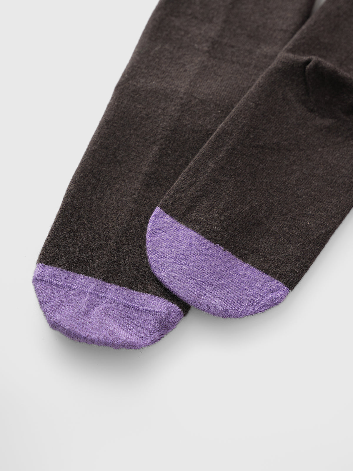 Good Omen Colorblock Socks – Green Purple Brown