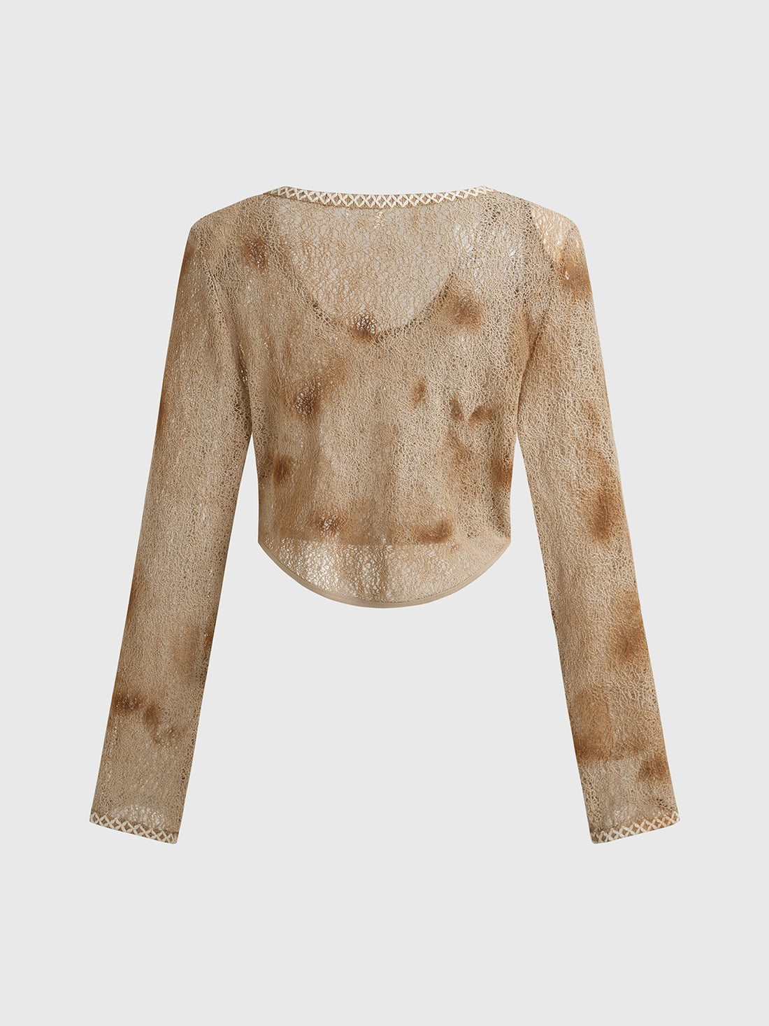 Golden Static Sleeve Top - Honey Dust