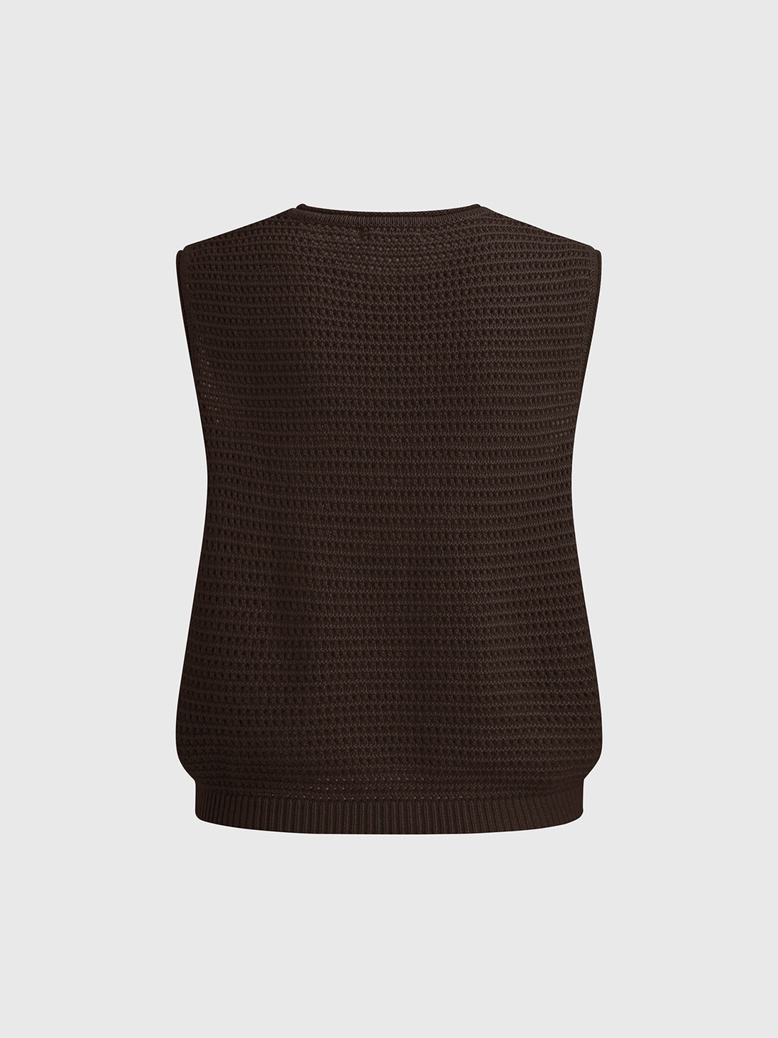 Americano Hour Knit Tank – Cocoa Brown