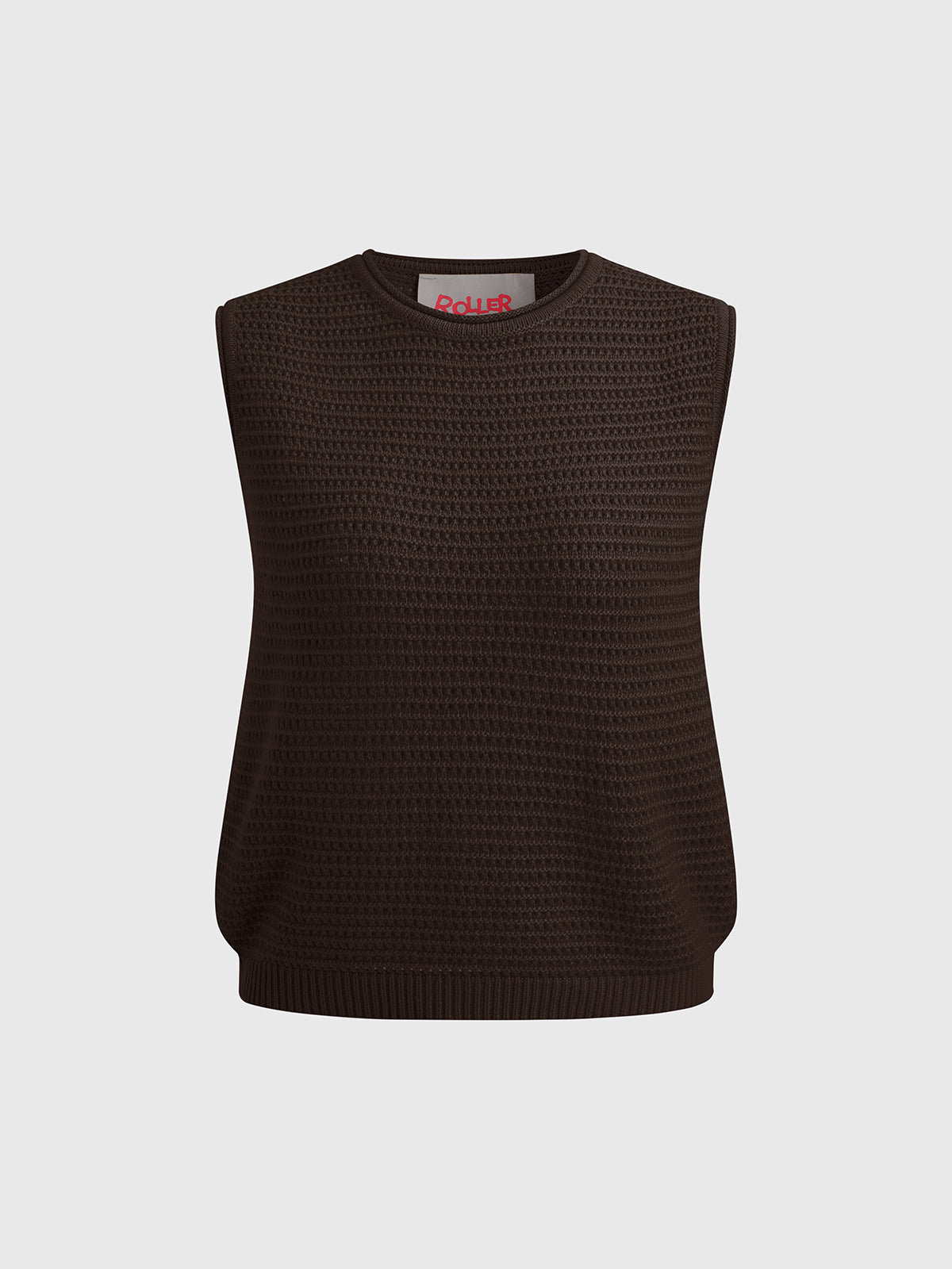 Americano Hour Knit Tank – Cocoa Brown