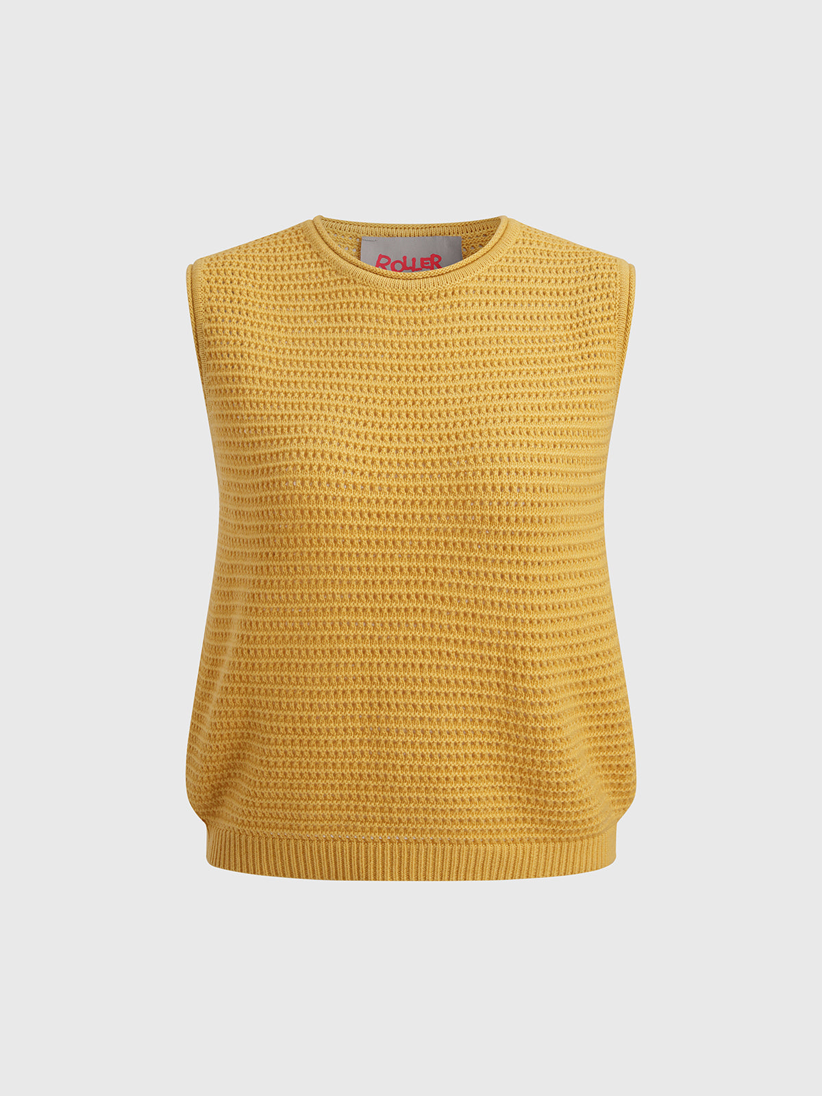 Golden Hour Knit Tank – Mustard Yellow