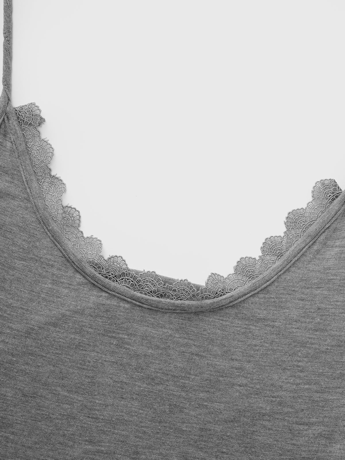 Tin Heart Cami Top - Moon Grey