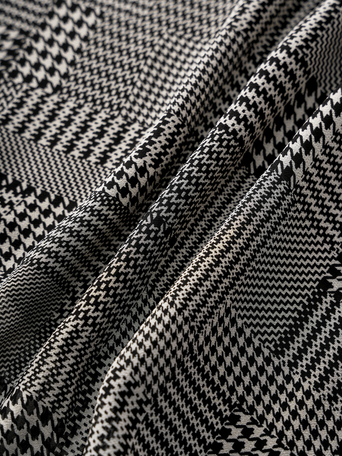 Tilted Promise Plaid Skirt - Black Charcoal