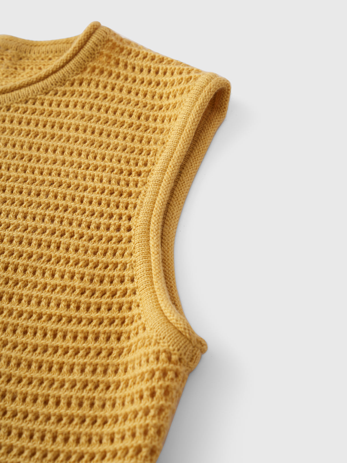 Golden Hour Knit Tank – Mustard Yellow