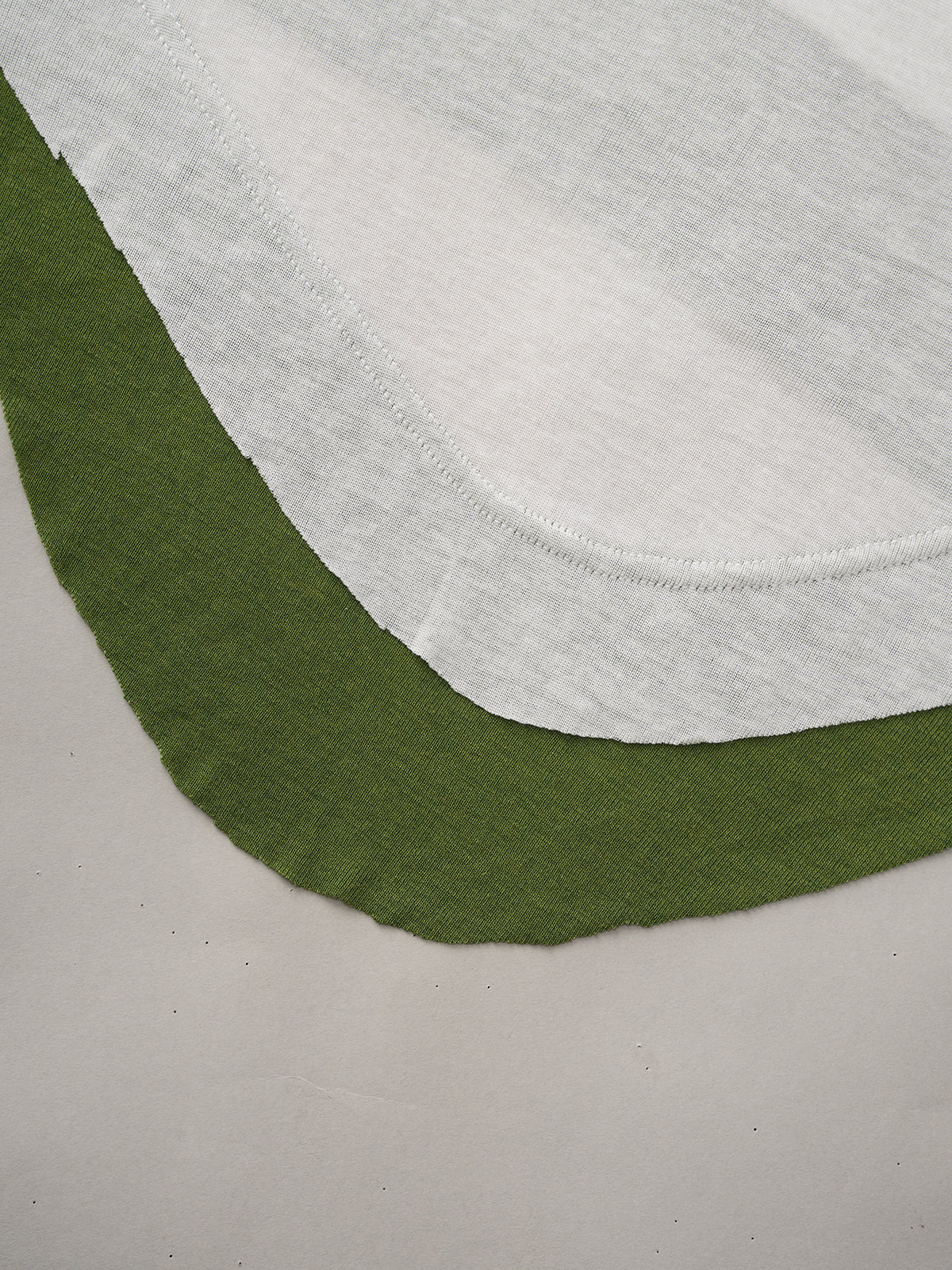 Double Life Sleeve Top - White Olive