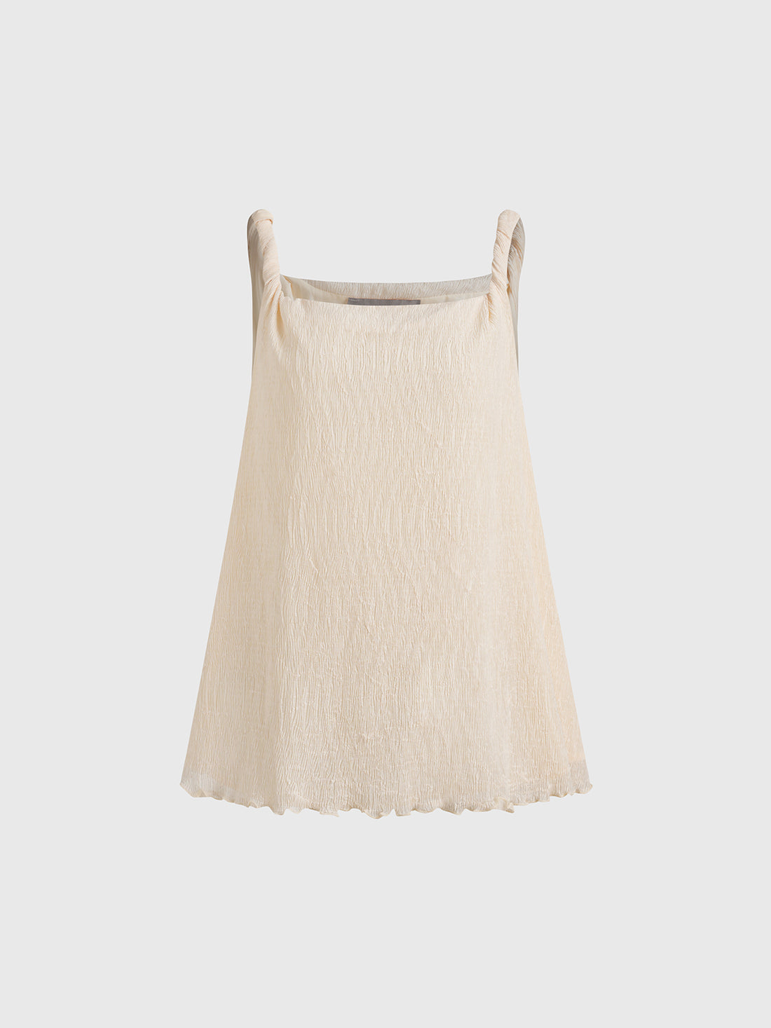 Not a Cling Cami Top - Ivory Beige