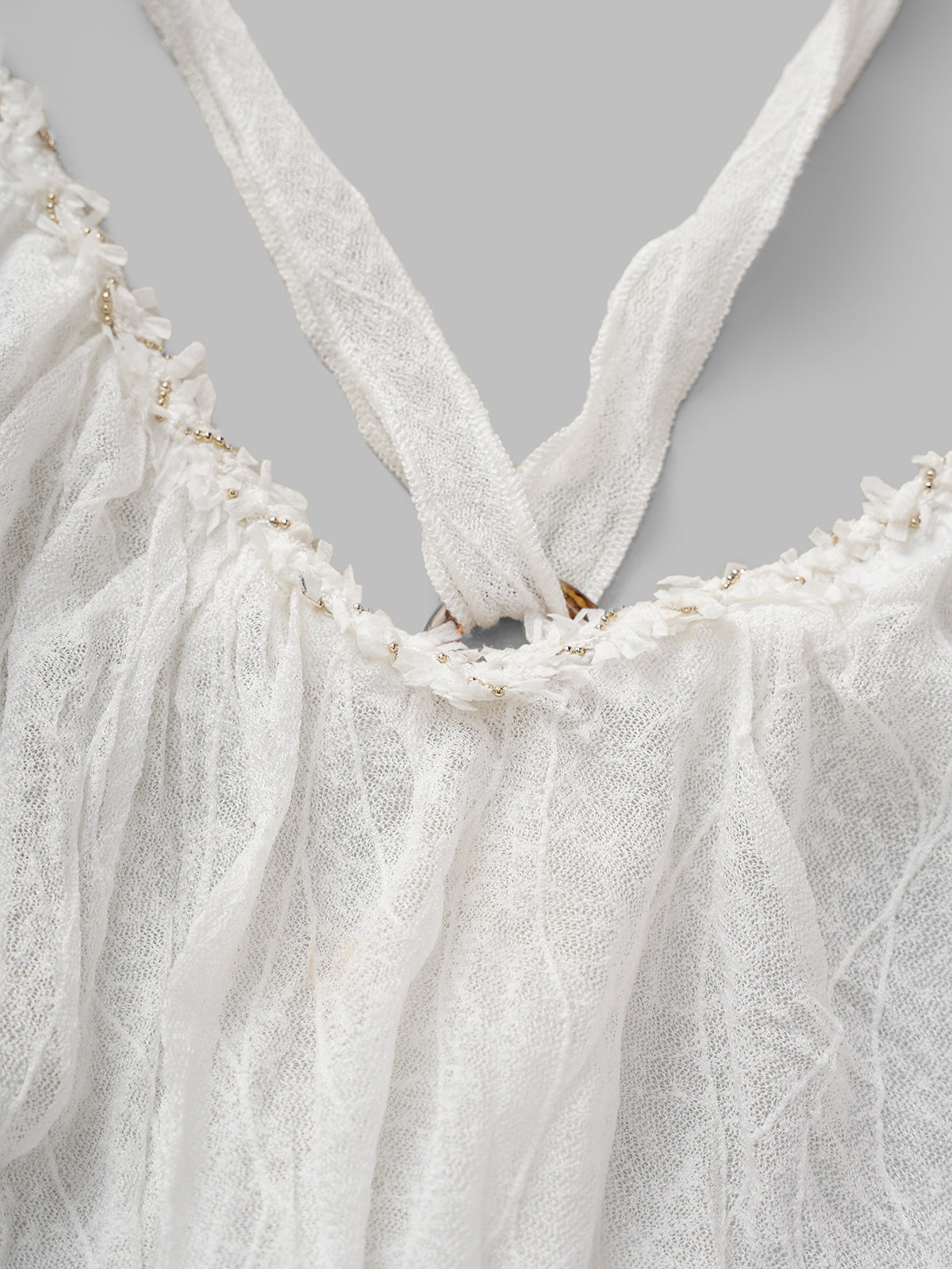 Unclaimed Bouquet Dress - Milk White