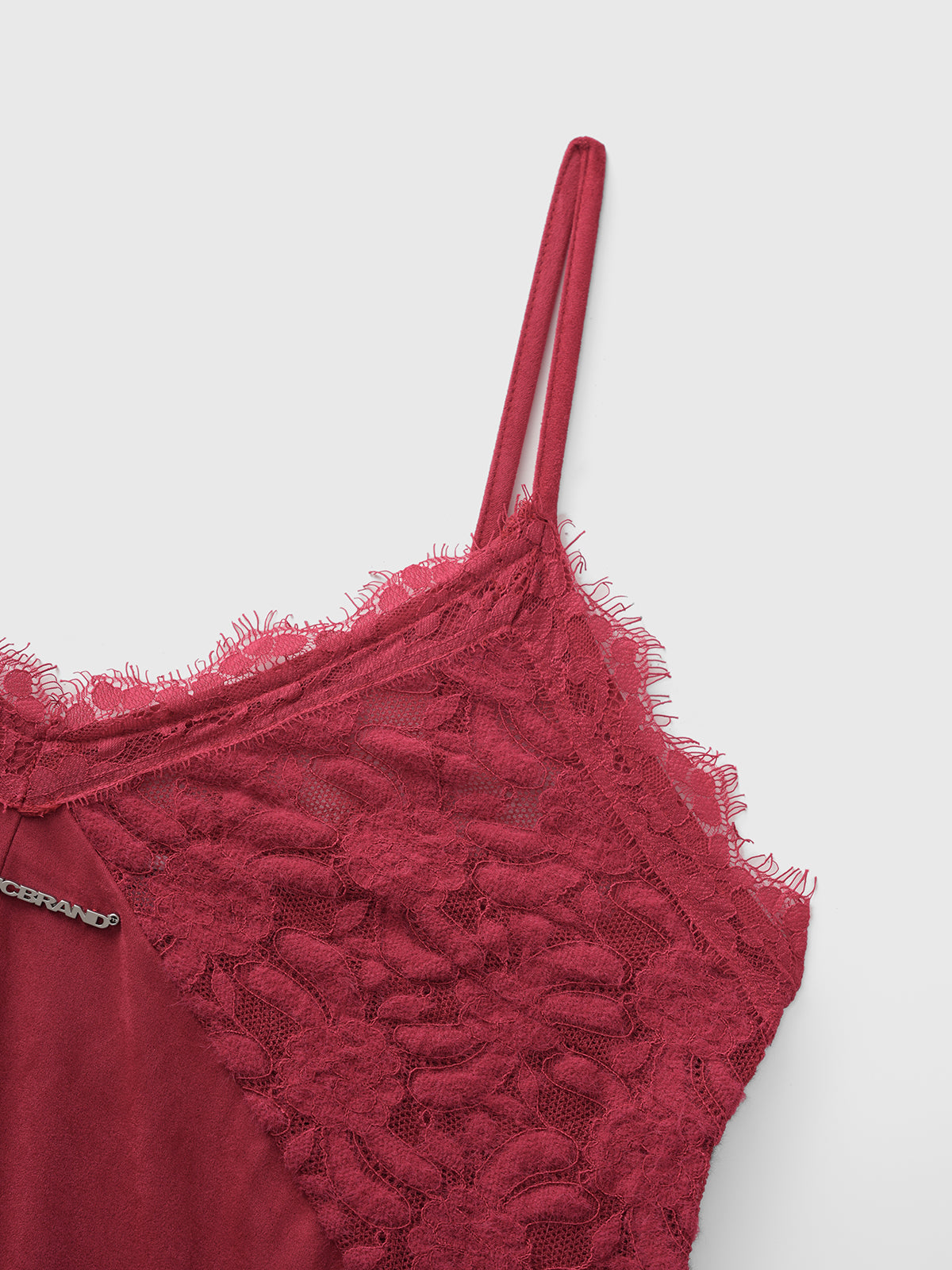 Skin in Numbers Cami Top – Black Red