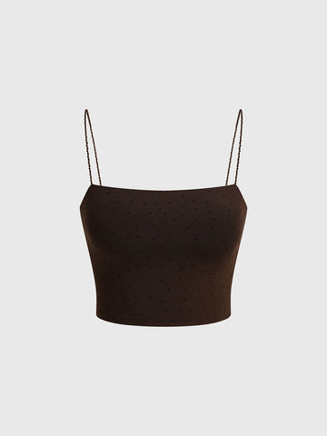 Tiny But Huge Consequences Cami Top - Coffee Brown