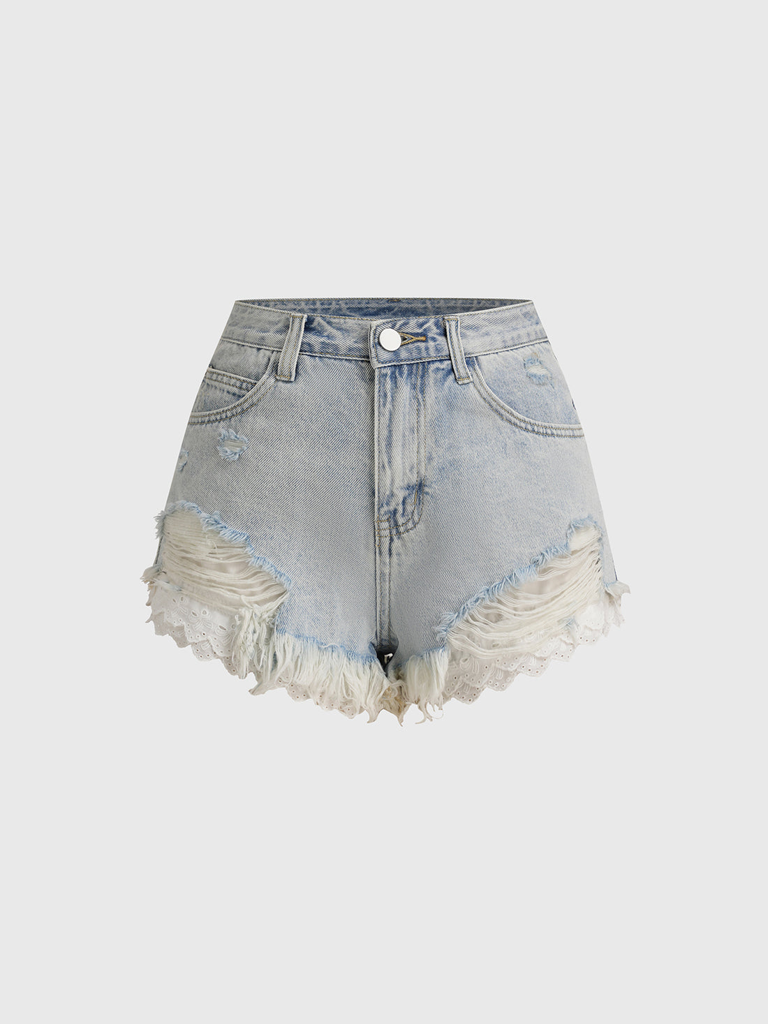 Pretty Sure I’m Leaving Shorts - Denim Blue