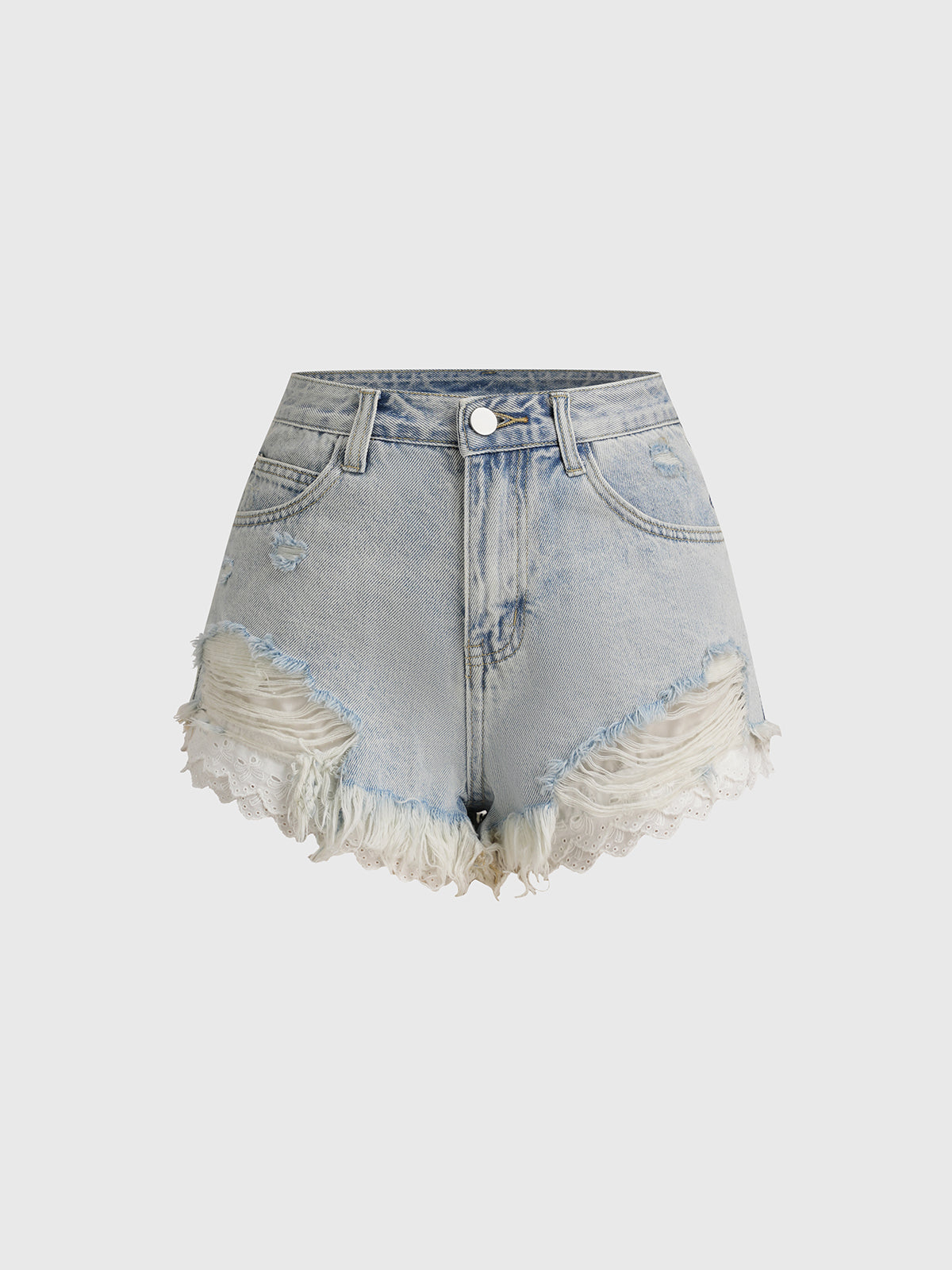 Pretty Sure I’m Leaving Shorts - Denim Blue