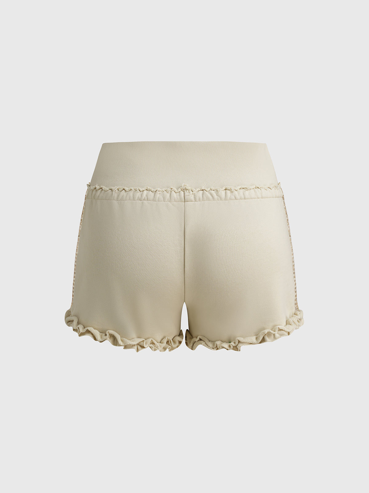 No Ceremony Required Shorts - Beige Sand
