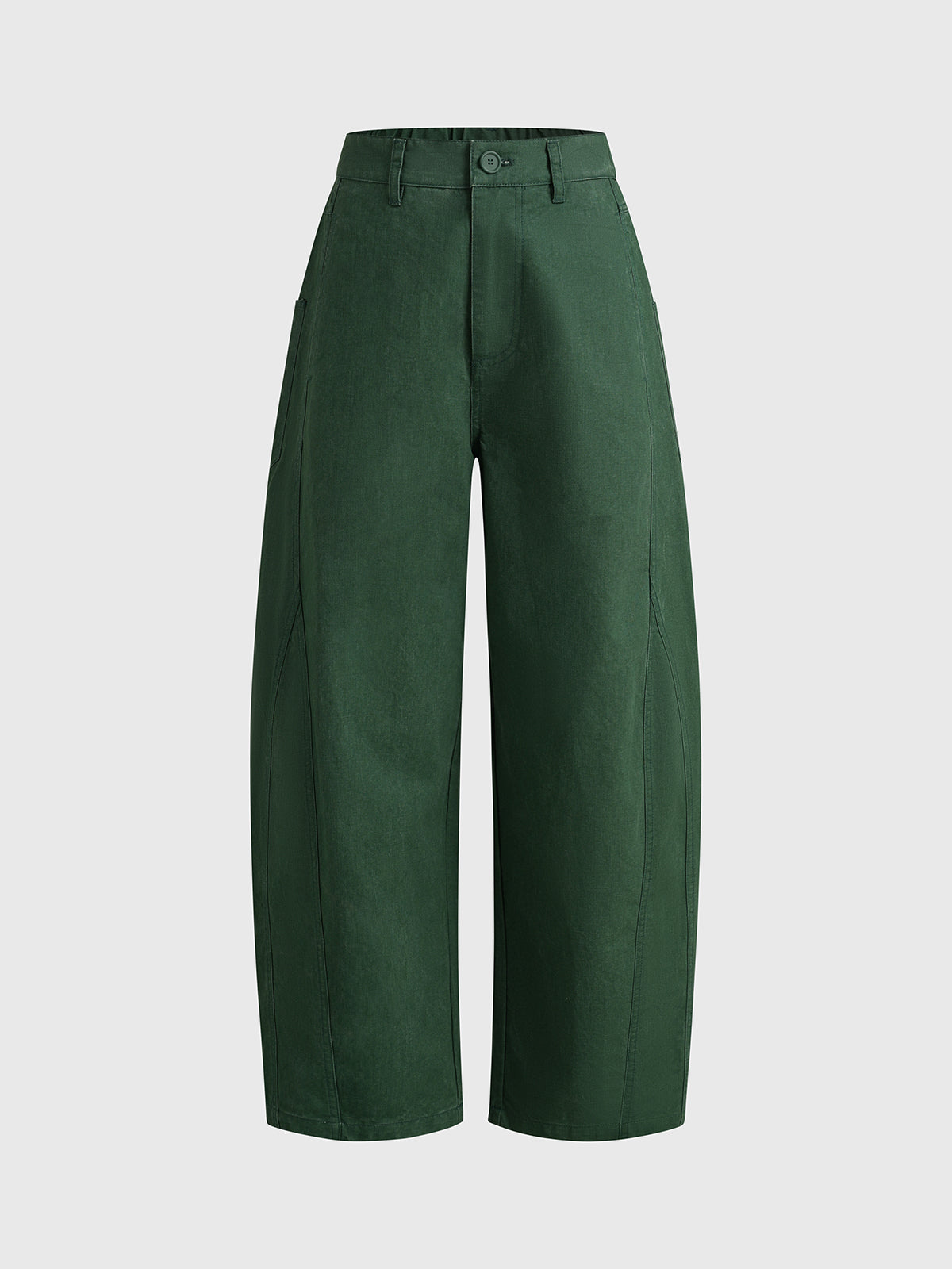 Afterparty Exit Barrel Pants - Forest Green