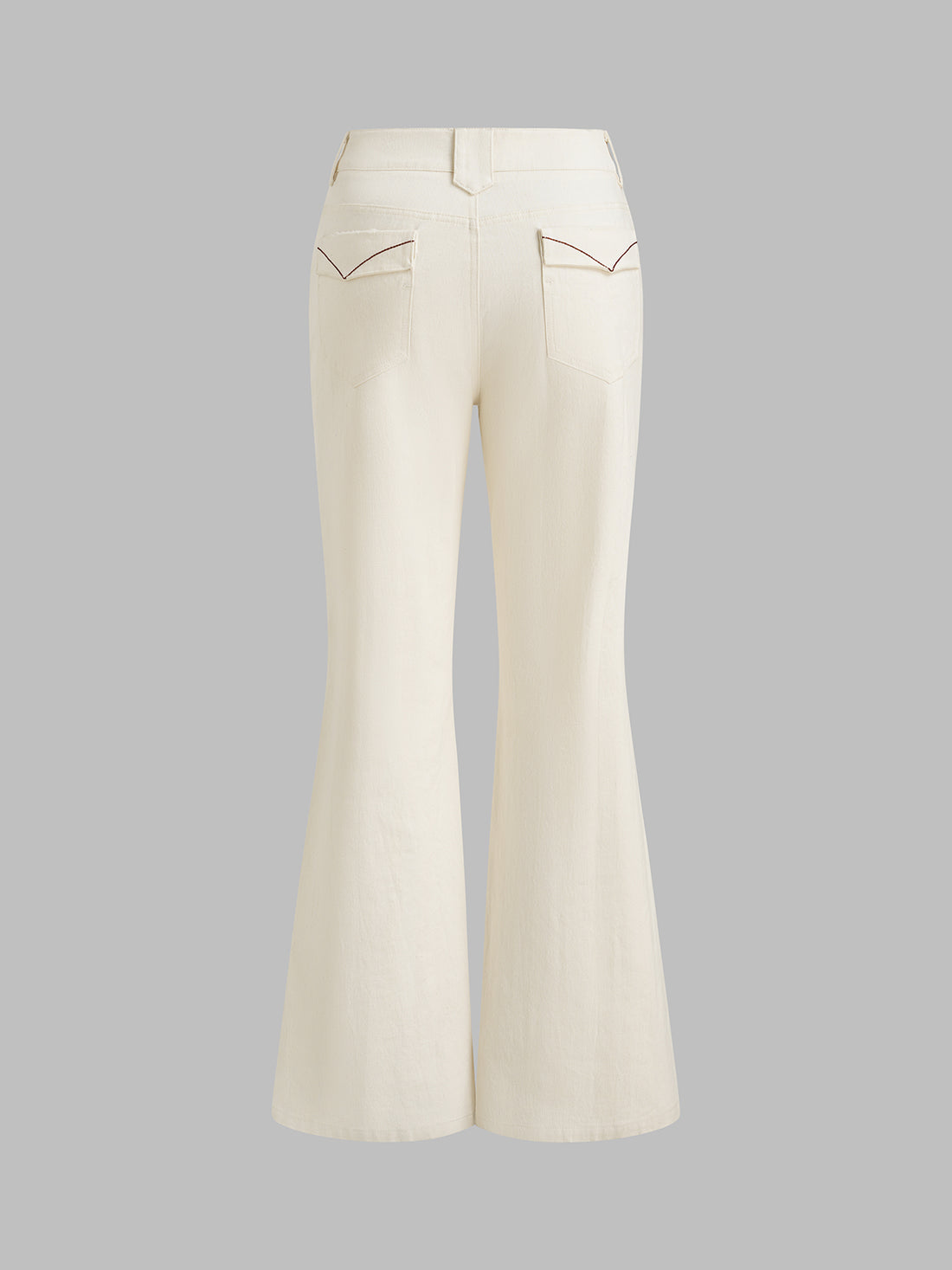 Vows in My Back Pocket Pants - Ivory White