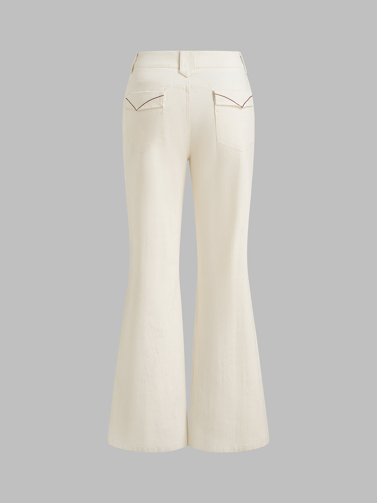 Vows in My Back Pocket Pants - Ivory White
