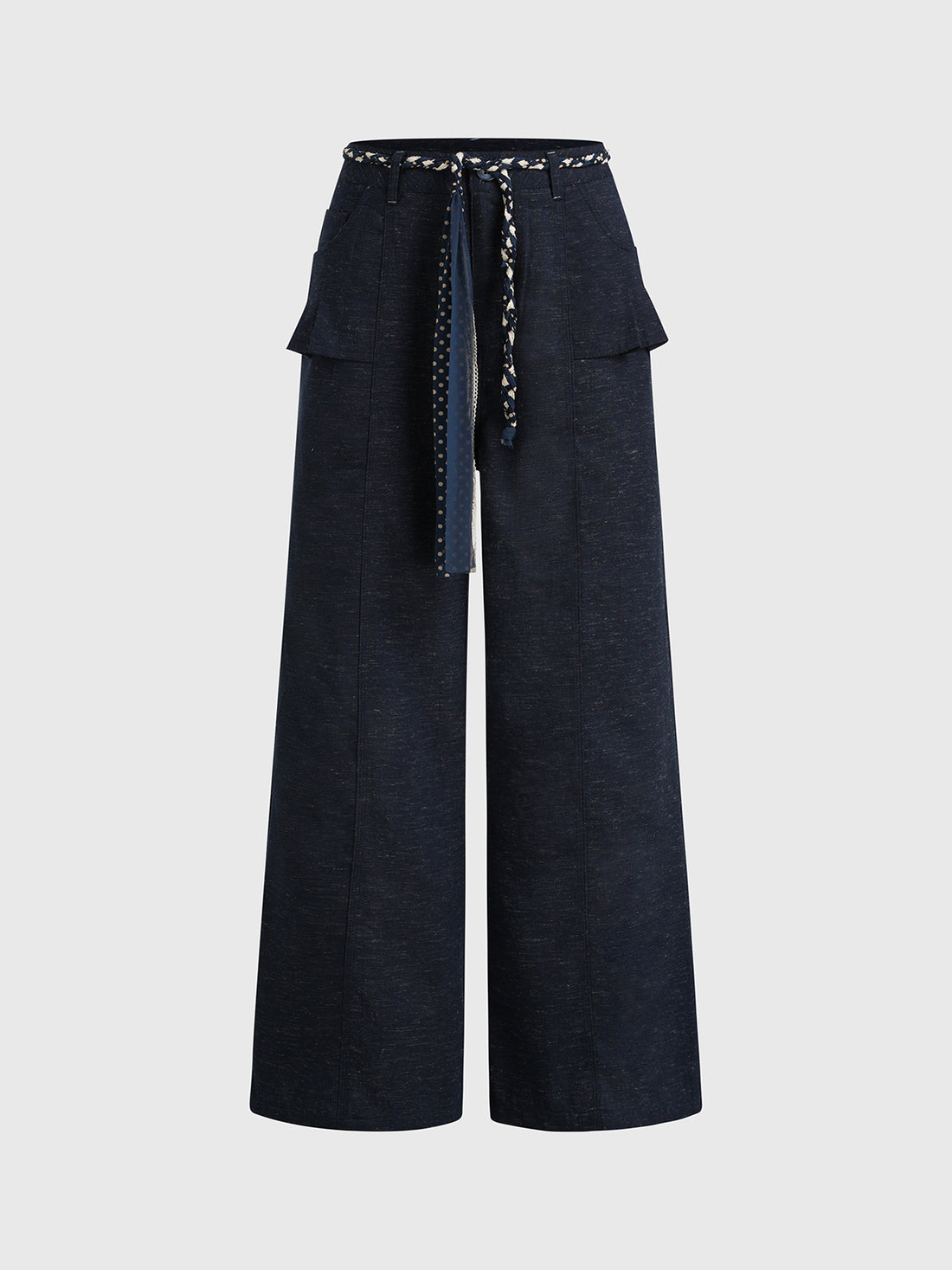 No Nice Girl Agenda Pants - Black Navy