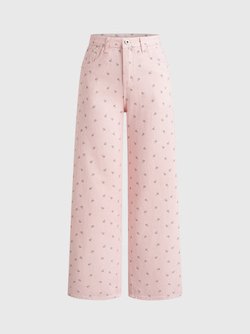 Too Pretty to Settle Pants - Bubble Pink