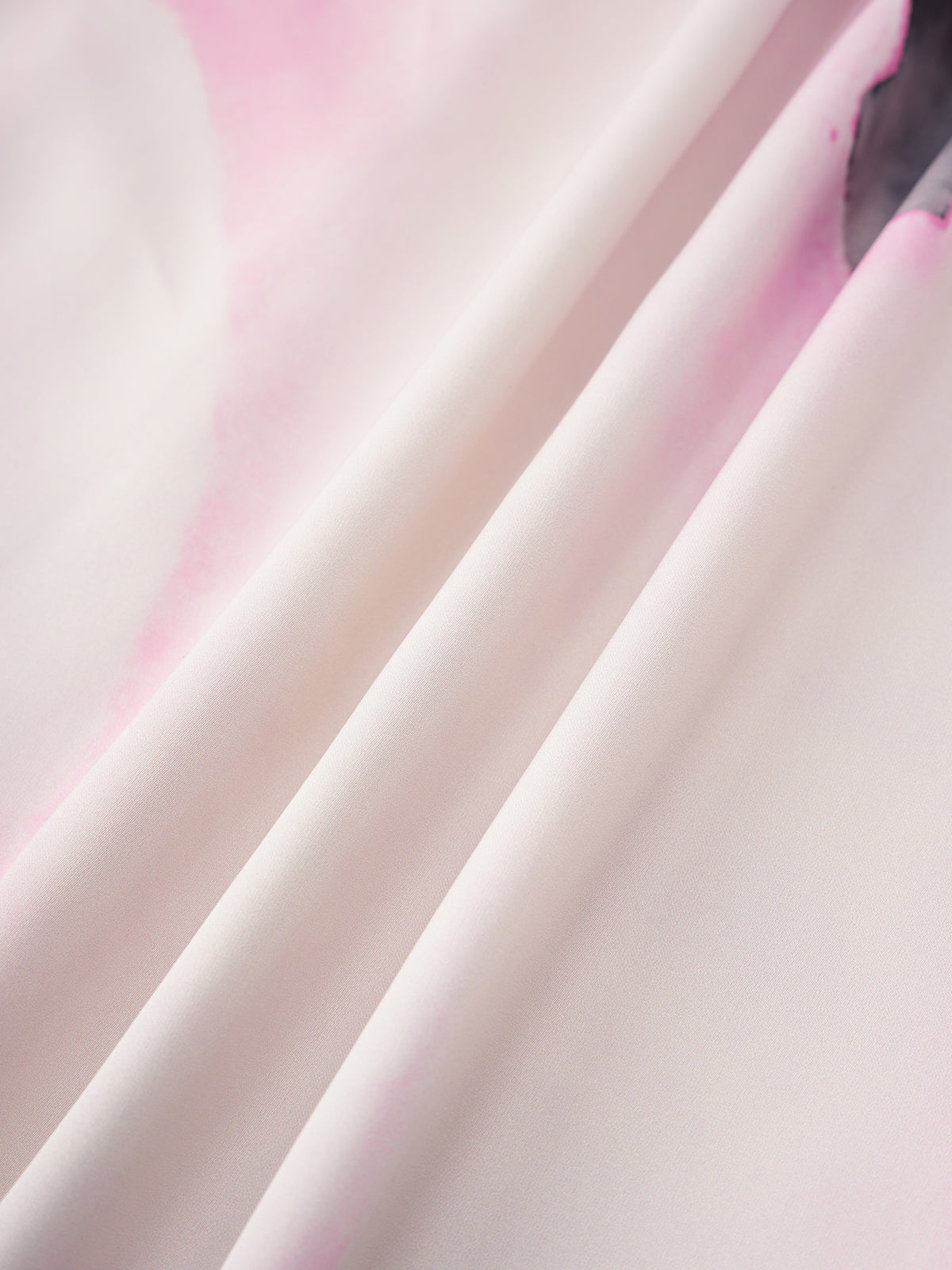 Soft Clash in Garden Draped Dress – Shadow Pink