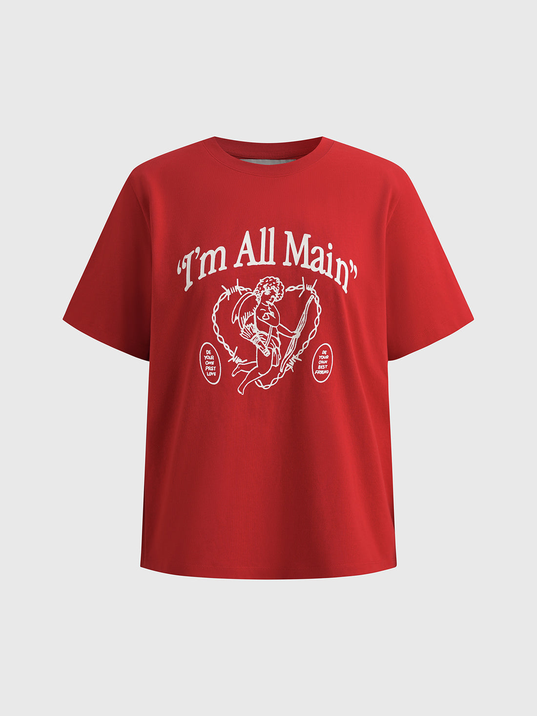 Heart Issues Tee - Cherry Red