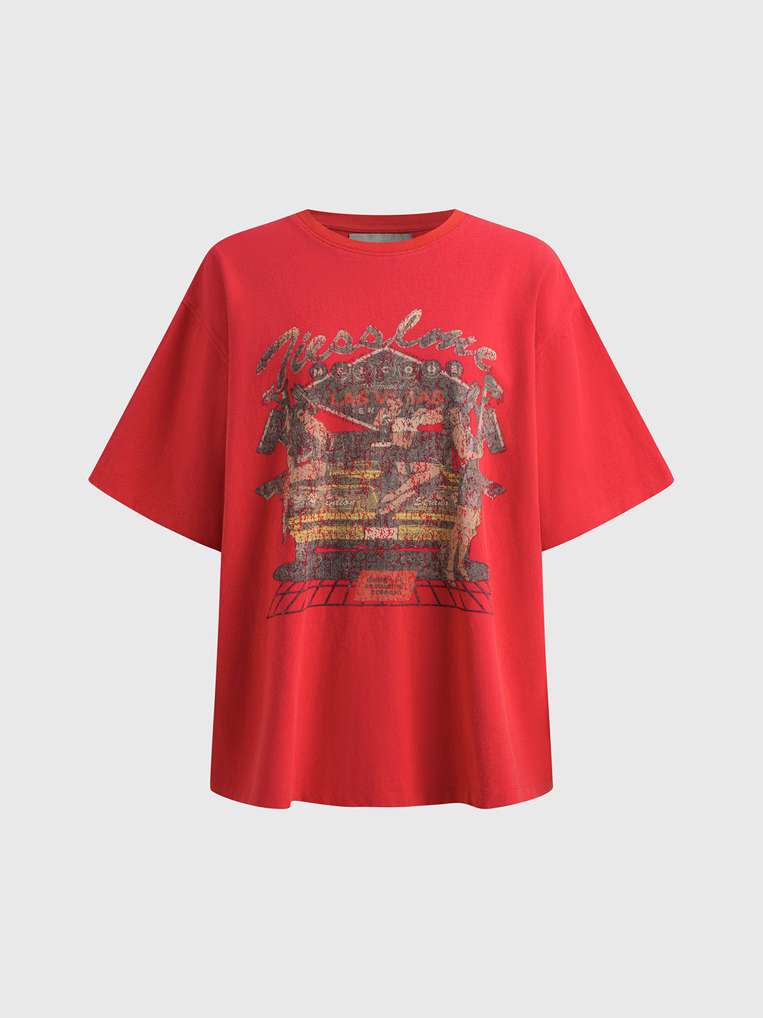 Public Romance Tee - Red Red